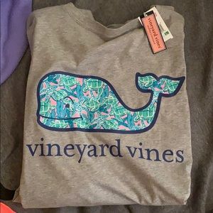 Vineyard Vines Long Sleeve Grey Preppy Shirt